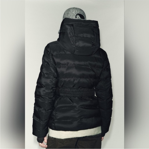 Zara Black Puffer Ski Jacket - Never Worn - Picture 3 of 7